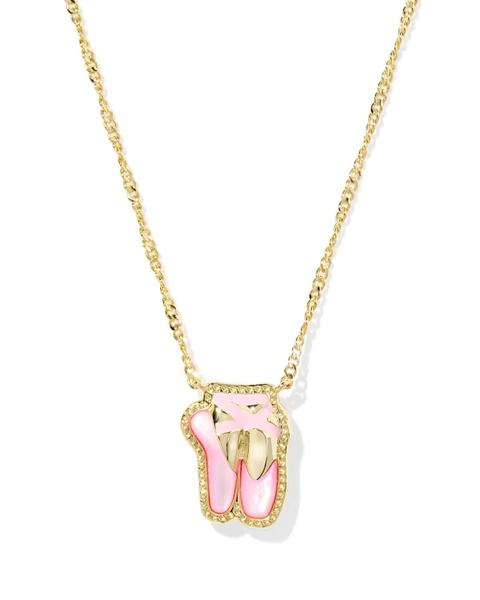 Ballet Gold Short Pendant Necklace