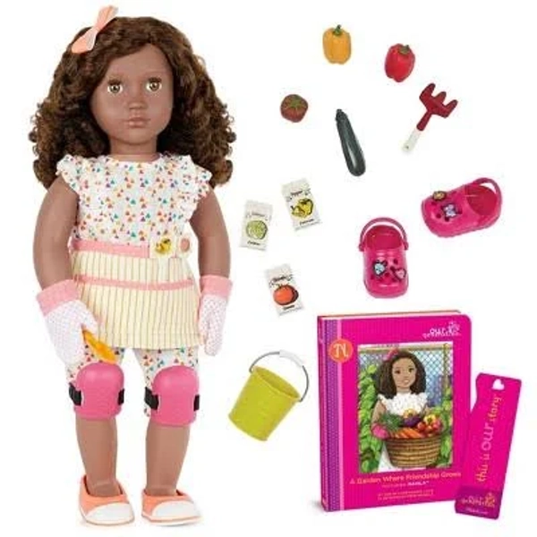 Our Generation Nahla Posable Gardening Doll