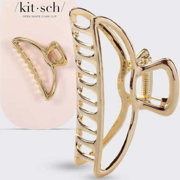 Kitsch Women's Open Shape Metal Claw Clip