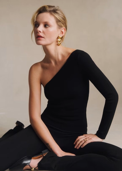 Julie Sweater - Black - Viscose ECOVERO™ LENZING™ - Sézane