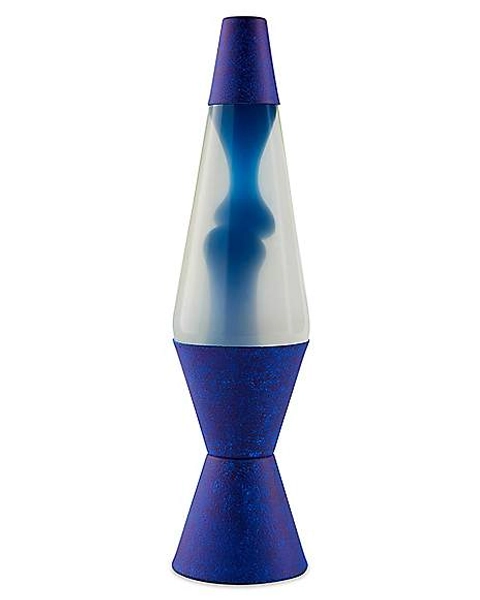 14.5 Inch Concrete Blue Lava Lamp