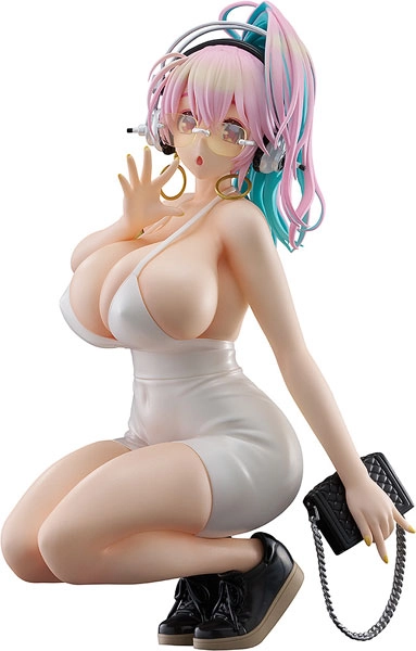 (Pre-owned ITEM:A/BOX:B)POP UP PARADE Super Sonico 15th Mini Dress Ver. L size Complete Figure(Released)