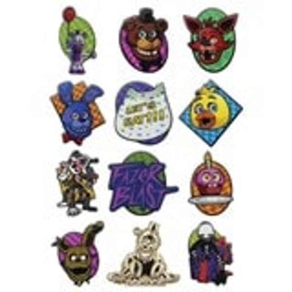 Five Nights At Freddy's FNAF Mystery Enamel Pins Assortment | Mystery Pins | Free shipping over £20 | HMV Store