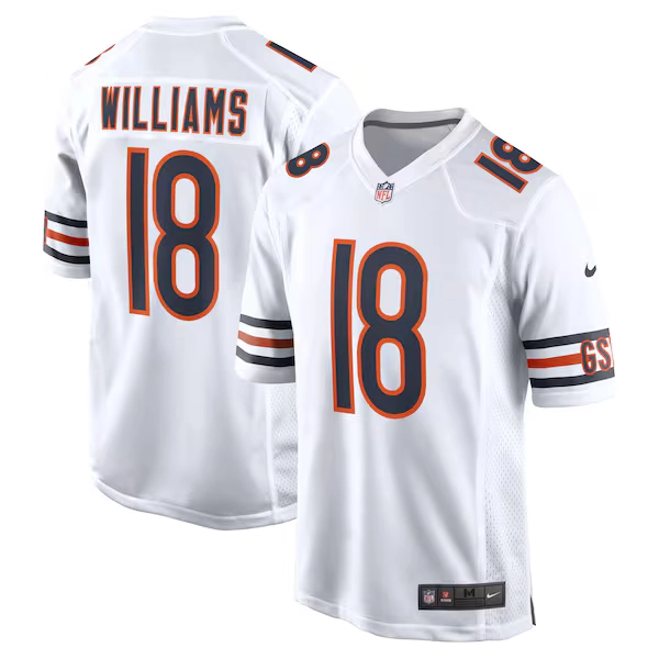 Caleb Williams Chicago Bears Nike First Round Pick Player Game Jersey - White