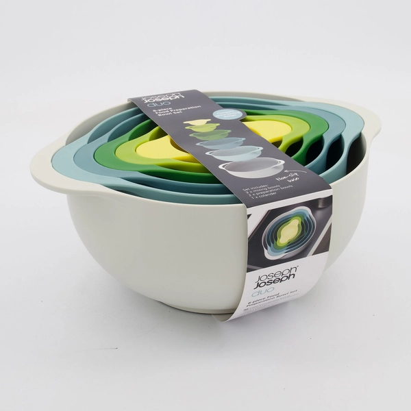 Six Piece Multicoloured Duo Food Preparation Bowl Set  - TK Maxx UK