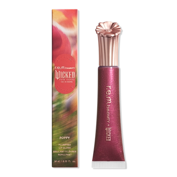 SHADE: Deep Plum Wicked Poppy Plumping Lip Gloss 