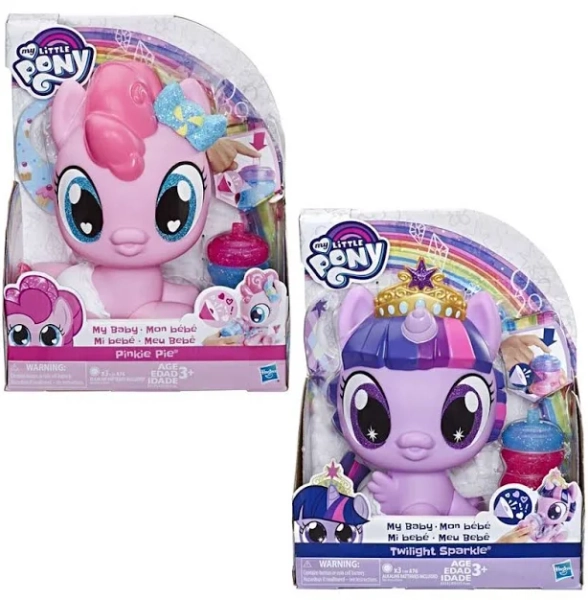 My Little Pony Baby Pony Dolls with Interactive Bottle (Assorted)