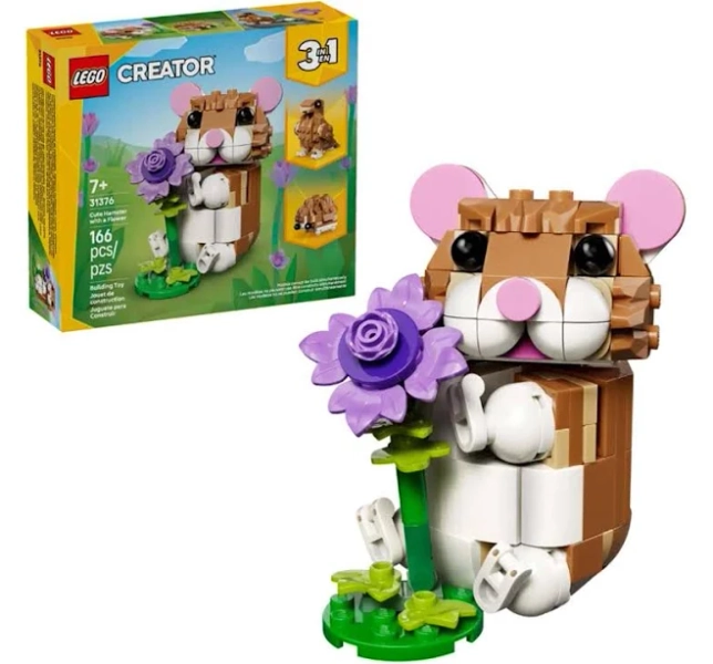 LEGO Creator 3in1 Cute Hamster with a Flower