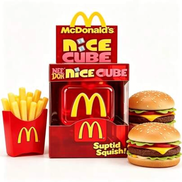 NeeDoh 1pc Schylling Squishy Toy, Hamburger Squishy Toy, Stress Relief Toy, Suitable For Office Relaxation/Home Entertainment, Affordable Price, Fun And Interesting, Great Choice For Graduation Gift, Wedding Gift, Toy, Bag Charm, Soft Toy, Birthday Gift, Room Decor - Size Hamburger