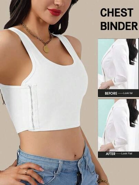 1pc Wireless Chest Binder For Women, Chest Shaping Breathable Seamless Bra Inner Wear, Summer