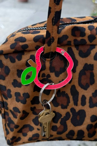 Strawberry Western Apple Carabiner