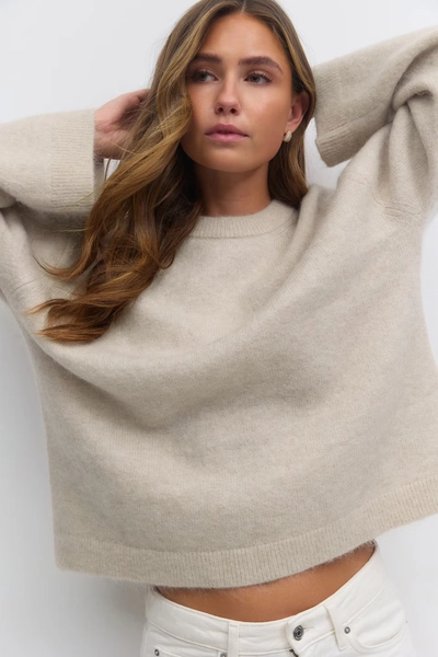 Mohair knitted sweater