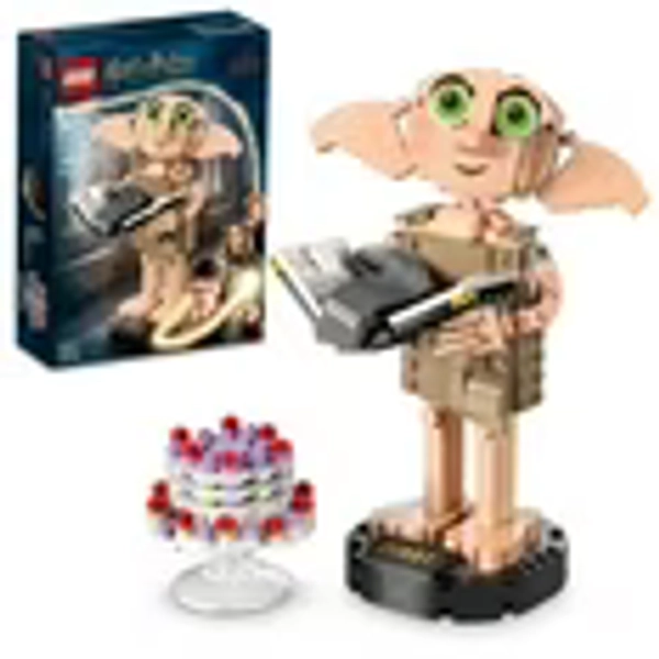 LEGO Harry Potter Dobby the House-Elf Building Toy Set, Makes a Great Birthday and Christmas Gift, Authentically Detailed Build and Display Model of a Beloved Character, 76421