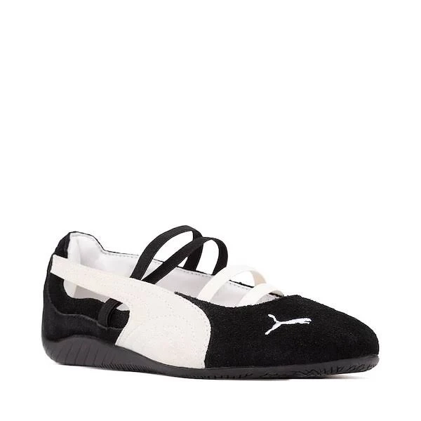 Womens PUMA Speedcat Ballet Shoe - PUMA Black / PUMA White / Warm White - Size 10
