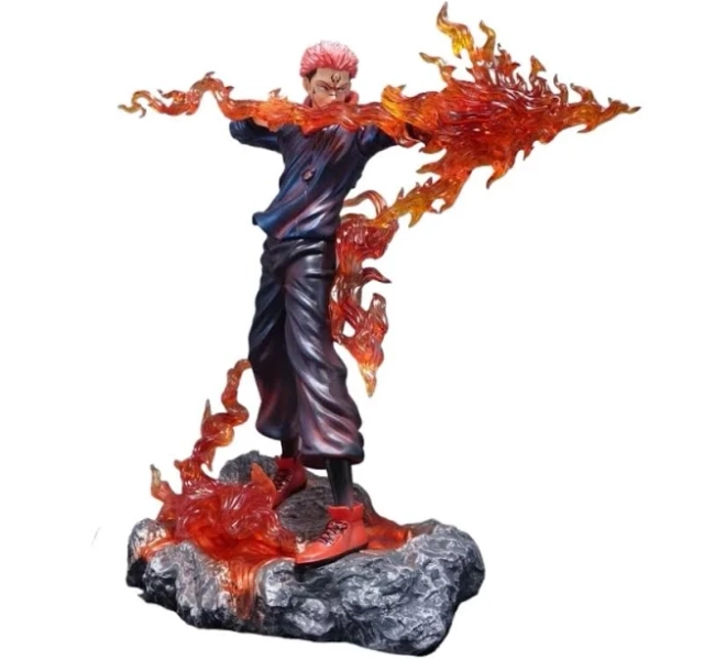 Jujutsu Kaisen King of Curses Ryomen Sukuna Yuji Itadori Anime Figure GK Resin Model Collectible