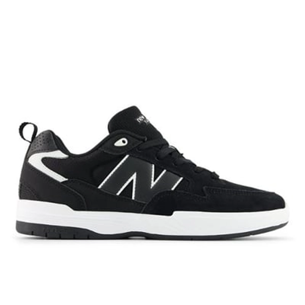 New Balance Unisex NB Numeric Tiago Lemos 808 Lite Skateboarding Shoes - Black/White (Size 7.5)