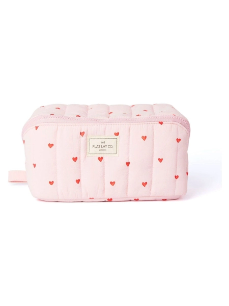 The Flat Lay Co. Marshmallow Open Flat Box Makeup Bag