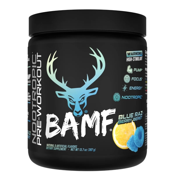 BAMF Nootropic Pre-Workout | High Stim Focus