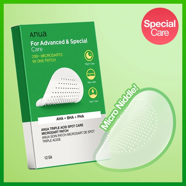 Anua Triple Acid Spot Care Microdart Patch 12ea | OLIVE YOUNG Global