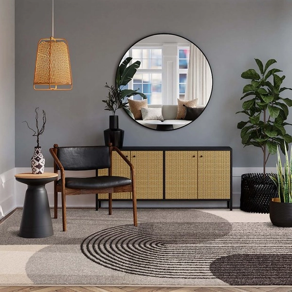 Buy Asiatic Muse Retro Grey Cut Pile Rug - 80x150cm | Rugs | Argos