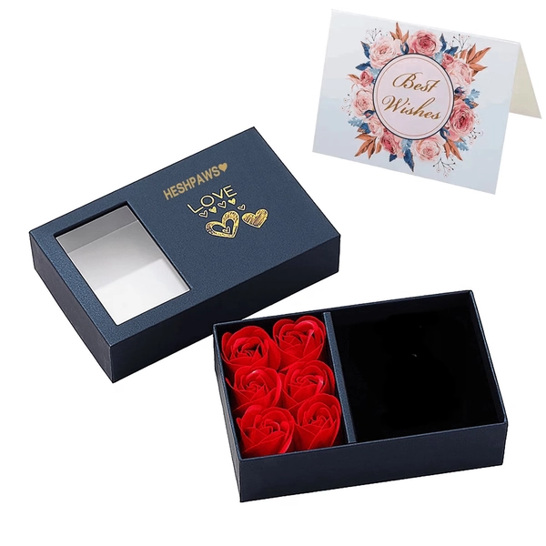 Heshpaws Rose Gift Box Tree Shaped Necklace for Women ，with Initial Letter Heart PendantCharm Jewelry, Birthday Anniversary Gift - Walmart.com