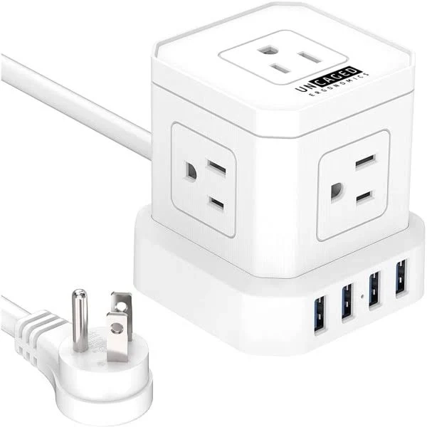 Uncaged Ergonomics Cube Surge-Protector Power Strip