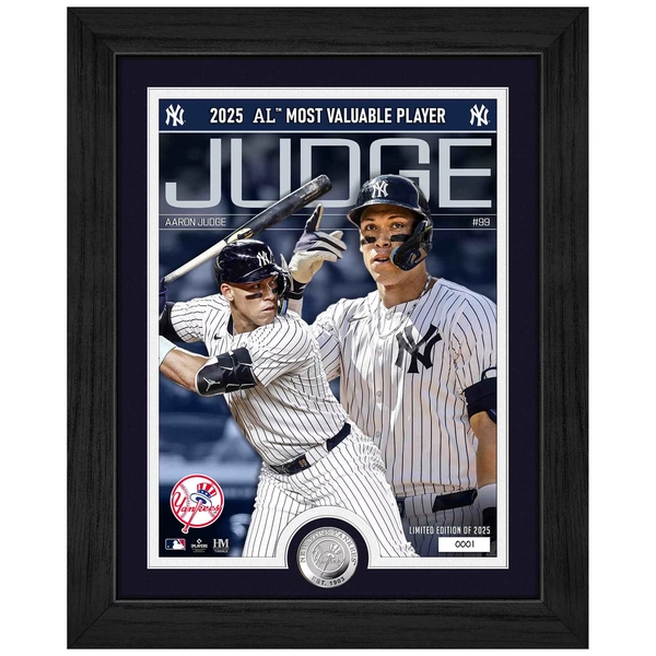 Aaron Judge New York Yankees Highland Mint 2025 American League MVP 13" x 16" Bronze Coin Photo Mint