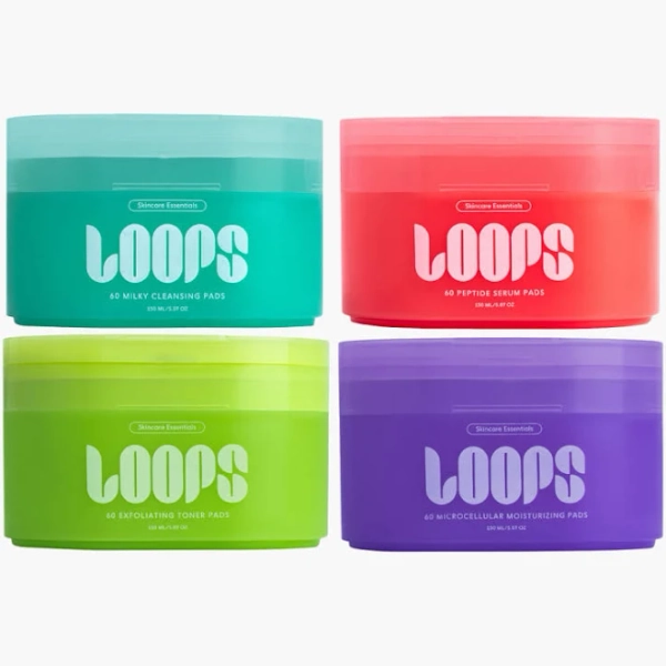 LOOPS Beauty Skincare Essentials 4-Step Bundle