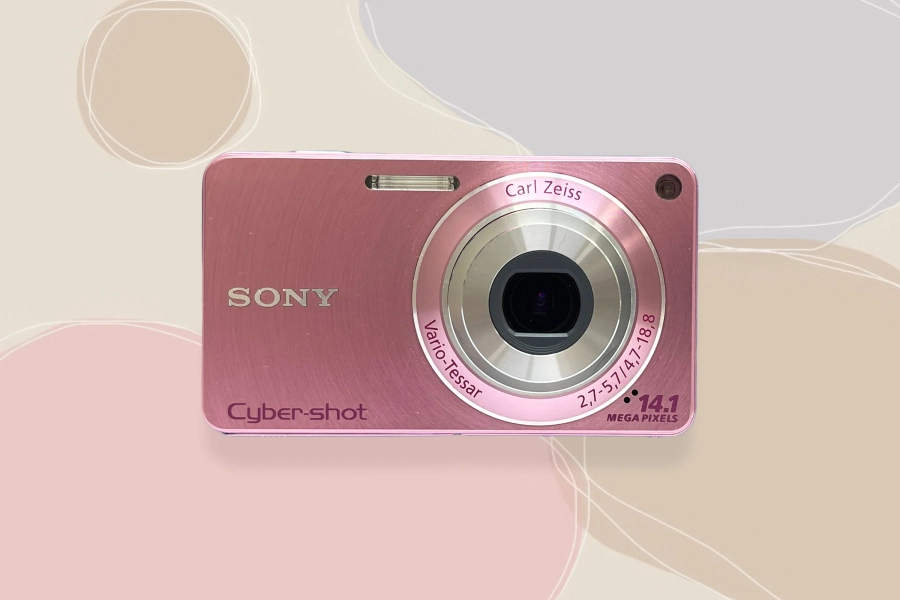 Digital Camera Sony Cyber-Shot DSC-W350 Pink / Vintage Digital Camera / Sony cameras