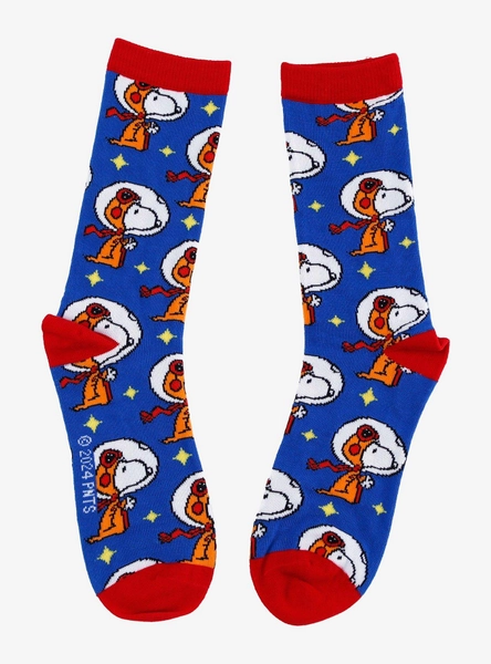 Peanuts Snoopy Astronaut Crew Socks