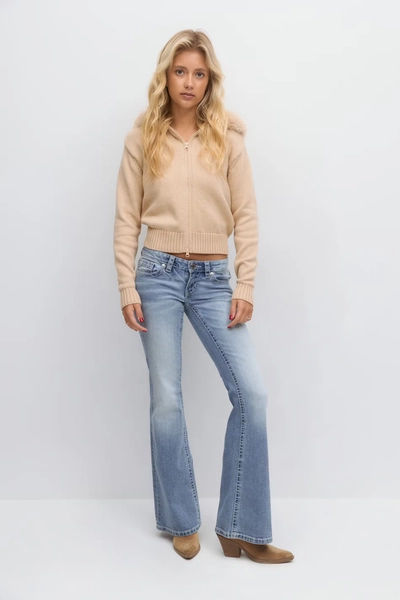 14+ hip hug flare jeans