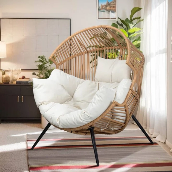Wade Logan Casi Egg Chair with Cushion