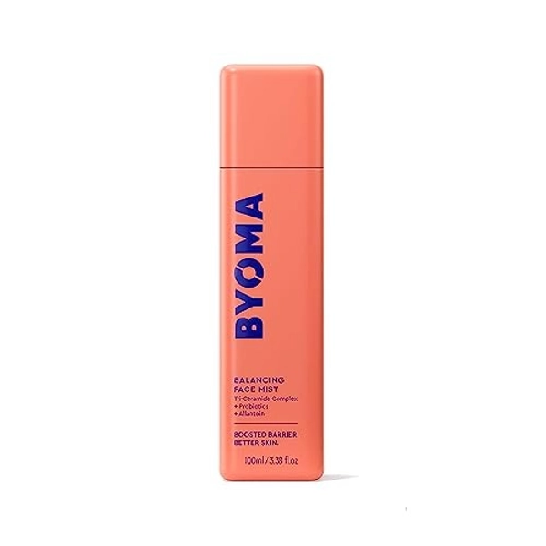 BYOMA Balancing Face Mist - pH Balanced Face Toner with Ceramides, Probiotics & Allantoin - Alcohol Free Toner Spray - Balance, Soothe & Refresh Throughout The Day - 3.38 fl. oz