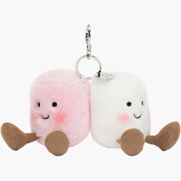 Jellycat Amuseables Pair of Marshmallows Bag Charm