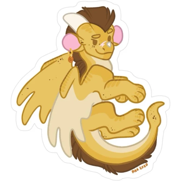 Qibli - Wof Wings Of Fire Wings Of Fire Sticker
