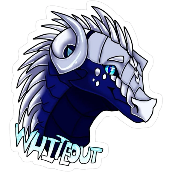Whiteout Sticker- Wings Of Fire Wings Of Fire Sticker