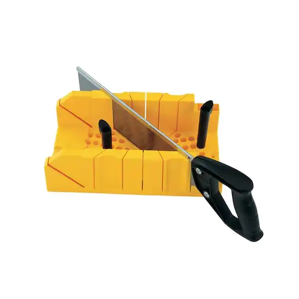 Stanley 14.5 in. Deluxe Clamping Miter Box with 14 in. Saw 20-600D