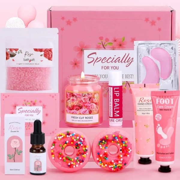 Birthday Gifts For Women,Pamper Gifts For Her, Happy Birthday Hampers For Best Friend Mum Wife Sister, Relaxation Ladies Gifts Care Package For Her