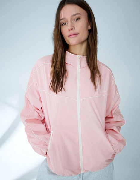 Technical hooded jacket