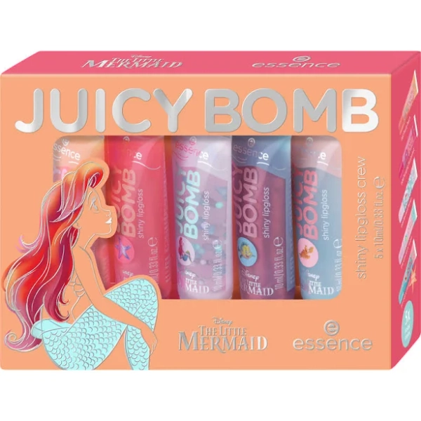 Essence Disney The Little Mermaid Juicy Bomb Shiny Lipgloss Crew