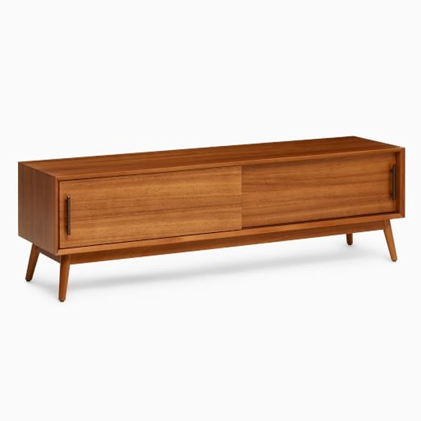 Mid-Century Storage Bench (42"&ndash;62")
