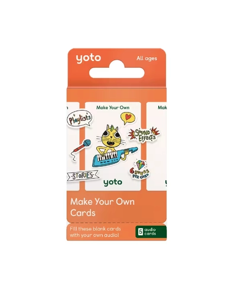 5 Pack Yoto Make Your Own Content Cards