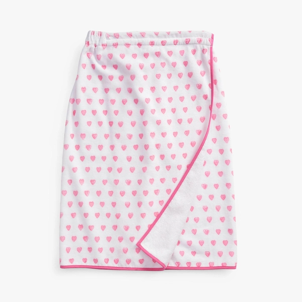 Roller Rabbit Hearts Bath Wrap