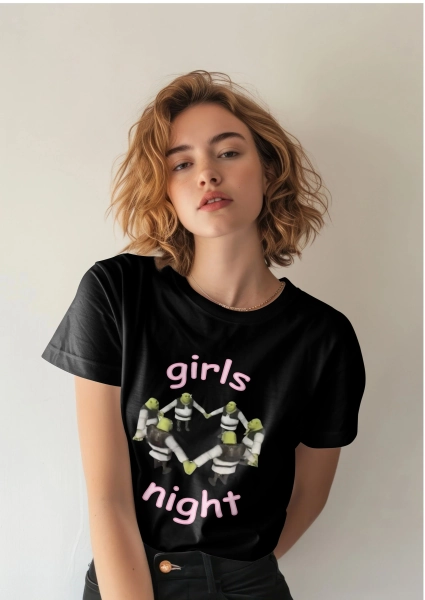 Girls Night Funny T-shirt, Cursed T-shirt, Offensive T-shirt, Viral T-shirt, Meme T-shirt, Joke T-shirt, Ogre, Ogre T-shirt, Funny Ogre