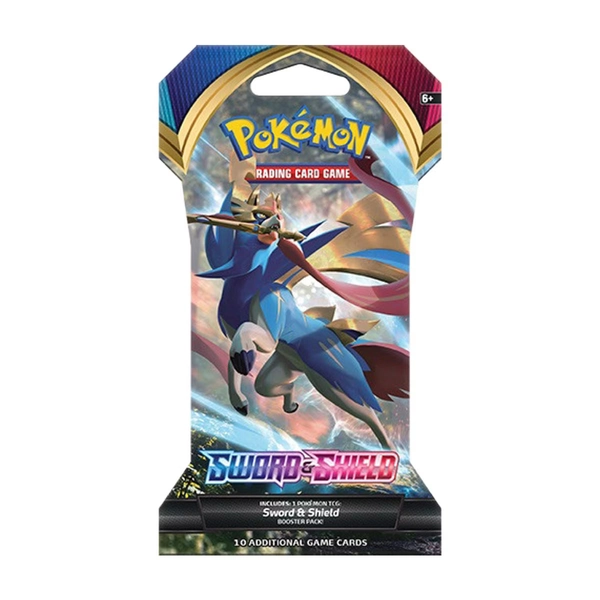 Pokemon Trading Card Game Sword \u0026 Shield Booster Pack - Assorted 10 Ct