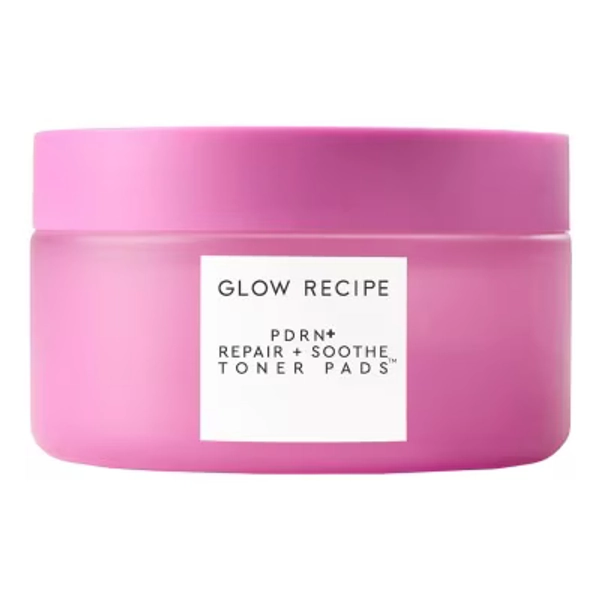 Glow Recipe PDRN+ Repair + Soothe Korean Toner Pads for Skin Barrier Repair 60 pads