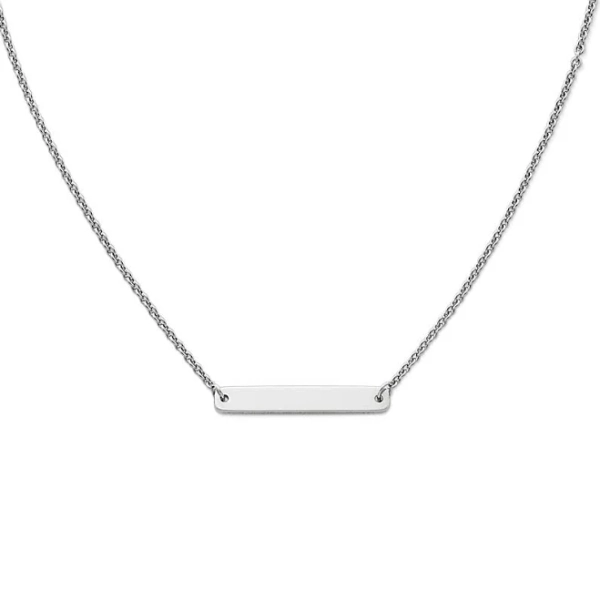James Avery Petite Engravable Horizon Necklace Womens