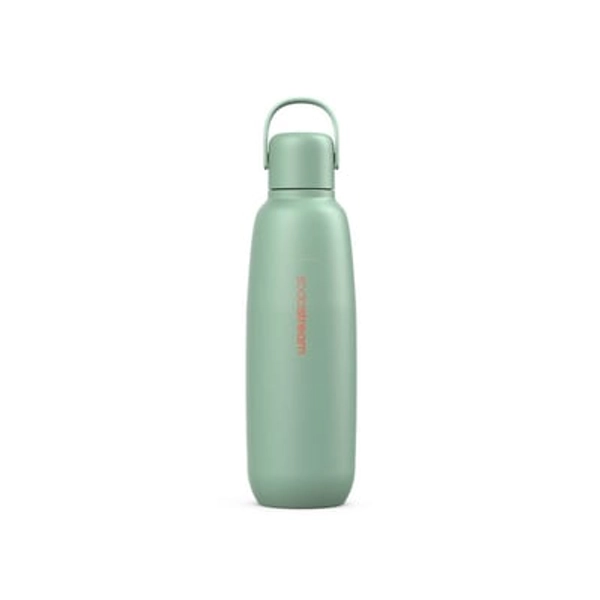 SodaStream 30 fl oz Metal Water Bottle Mint: Dishwasher-Safe, Portable Drinkware for Hot or Cold Beverages