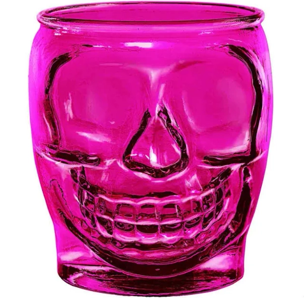 15 oz Sugar Skull Glass Container
