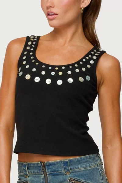 Edikted Beach Babe Scoop Tank Top